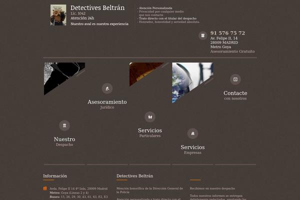 Themis theme site design template sample