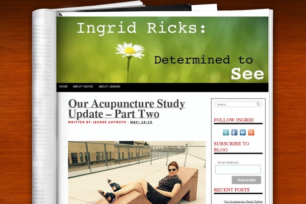 Fresh Ink Magazine theme site design template sample