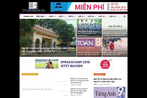 NewsMag theme site design template sample