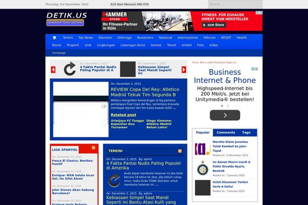 Karma theme site design template sample