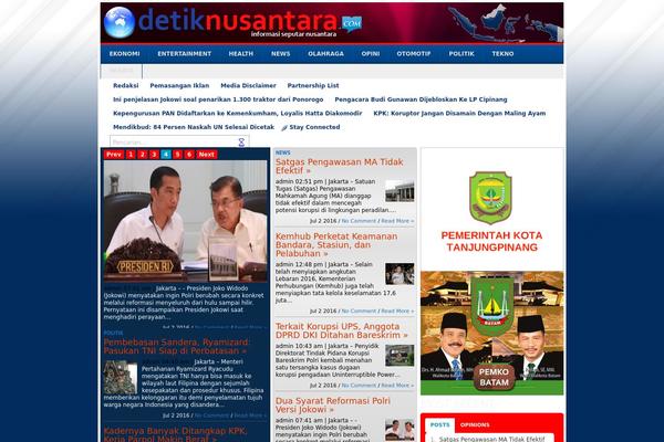 Transcript theme site design template sample