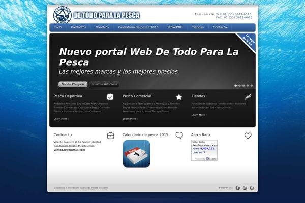 Debonair theme site design template sample