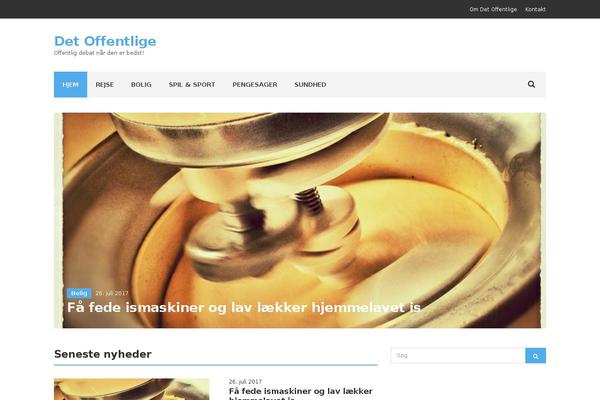 Noozbeat theme site design template sample
