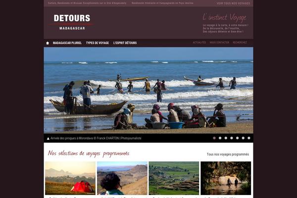 Dm theme site design template sample