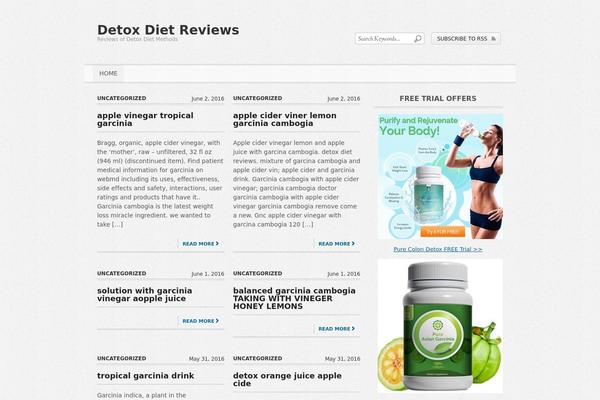 Editorial theme site design template sample