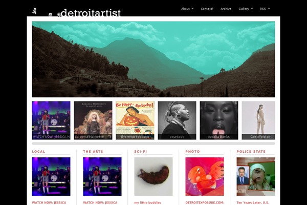 Modularity theme site design template sample