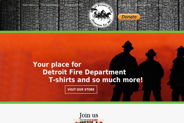 detroitfiremensfund.com site used Webly