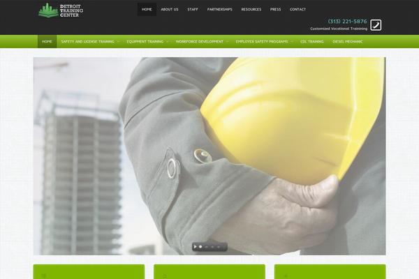 EDU theme site design template sample