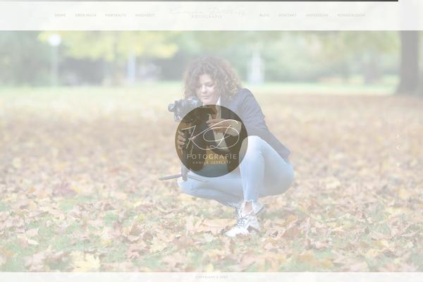 Kinetika theme site design template sample