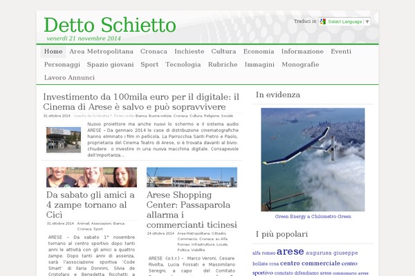 dettoschietto.it site used Clear Line