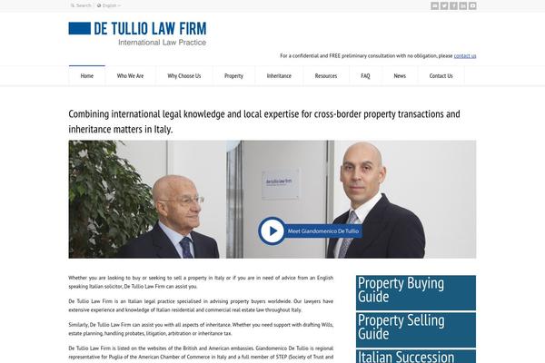 detulliolawfirm.com site used Enfold