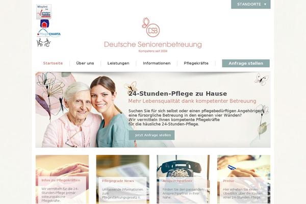 Divi Child theme site design template sample