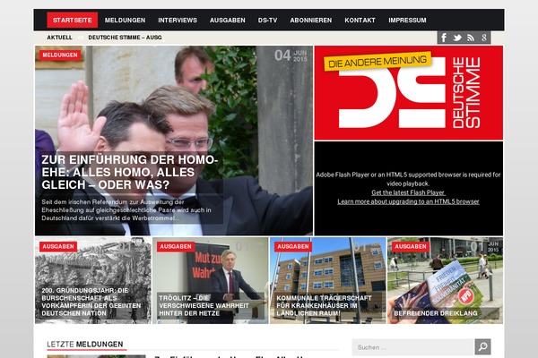 Today theme site design template sample