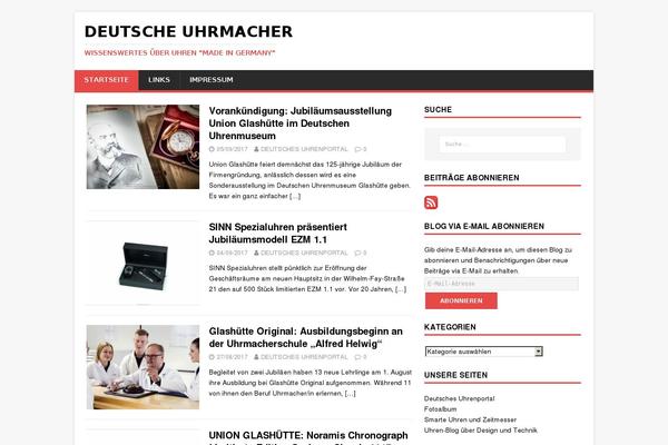 MH Magazine lite theme site design template sample