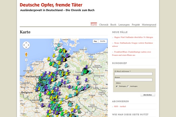 Vigilance theme site design template sample
