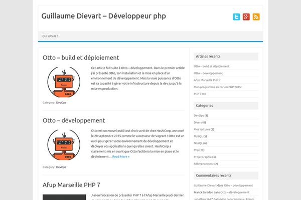 Iconic One theme site design template sample