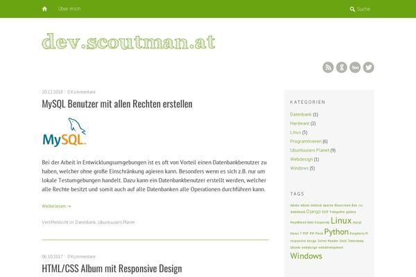 dev.scoutman.at site used Waipouachildthemefolder