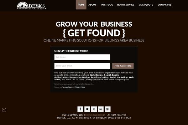 dev406.com site used Bivio