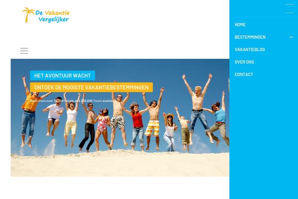 Travelo theme site design template sample