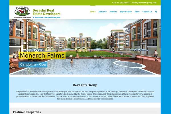 Avada theme site design template sample