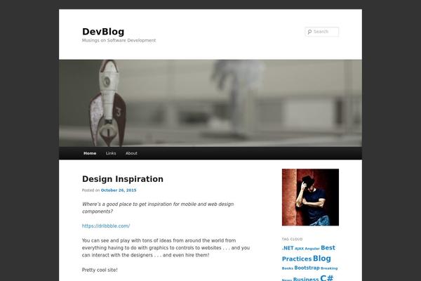 Twenty Eleven theme site design template sample
