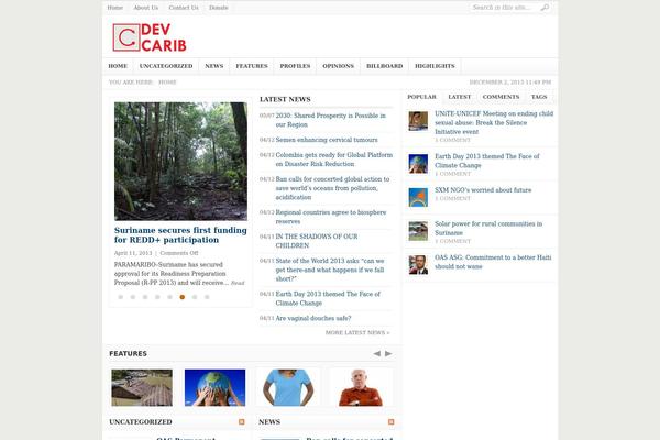 Weekly theme site design template sample