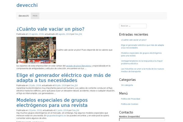 Tk theme site design template sample