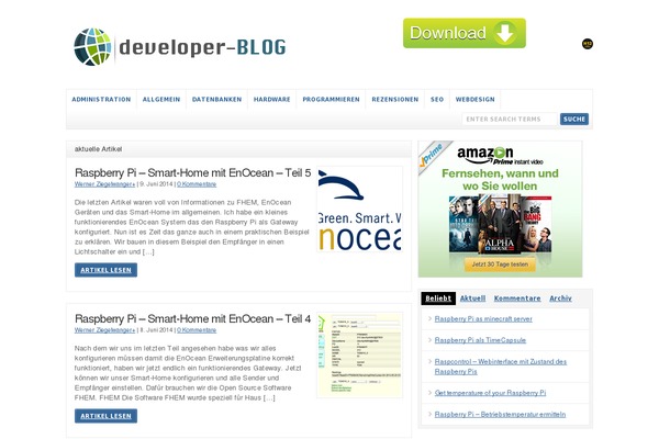 Hueman theme site design template sample