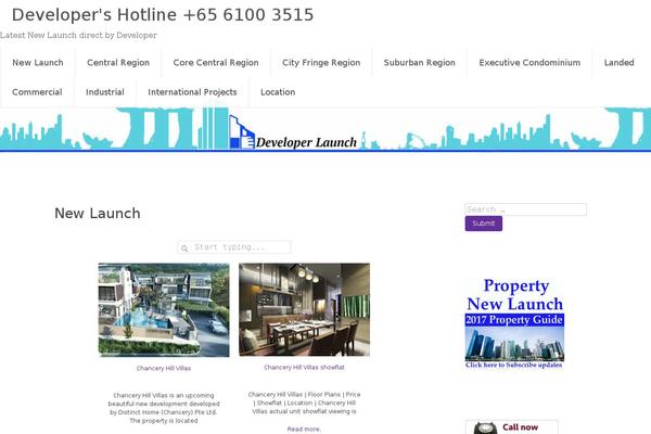 Radiate theme site design template sample