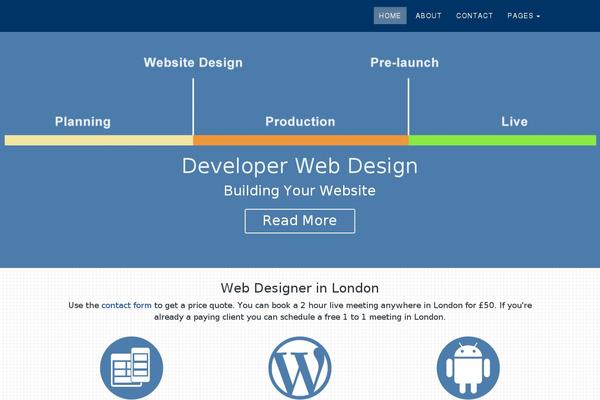 New theme site design template sample