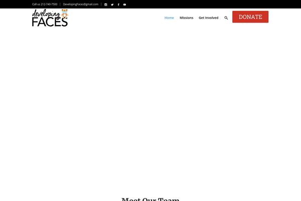 Goodwish theme site design template sample