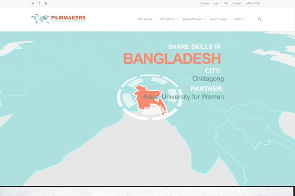 Salient theme site design template sample