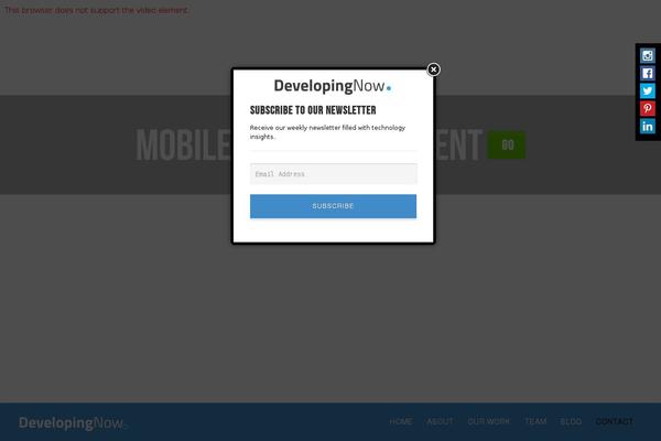 Site using Email-subscribe plugin