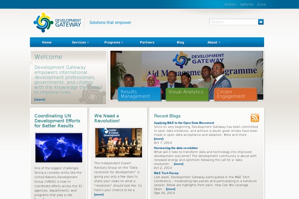 developmentgateway.org site used Devgateway