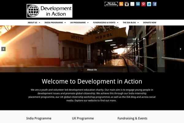 Dia theme site design template sample