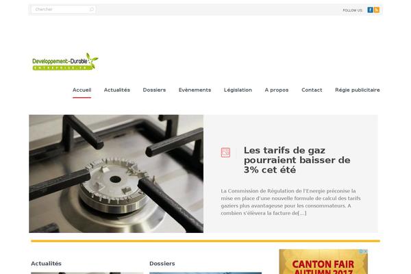 Site using Crumina-page-slider plugin