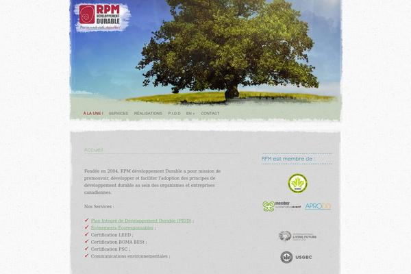 developpementdurable.ca site used Rpm