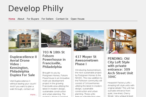 Fluxipress theme site design template sample