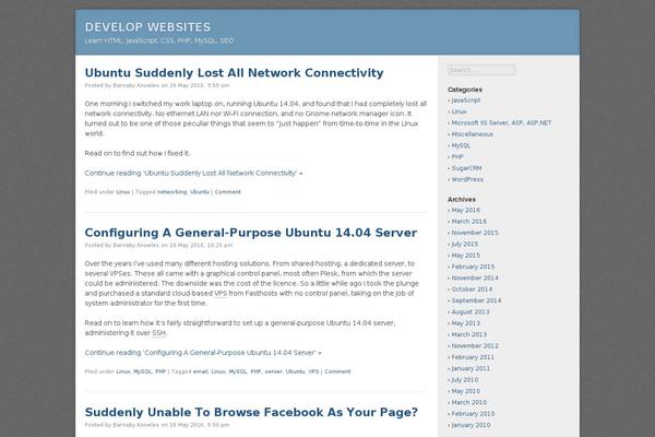 F2 theme site design template sample