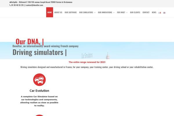 Site using Futurio-extra plugin