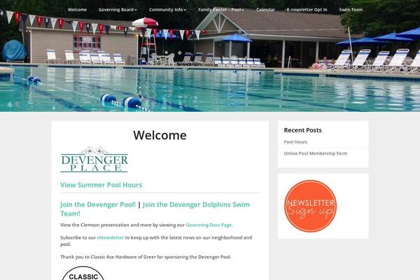 One Pageily theme site design template sample