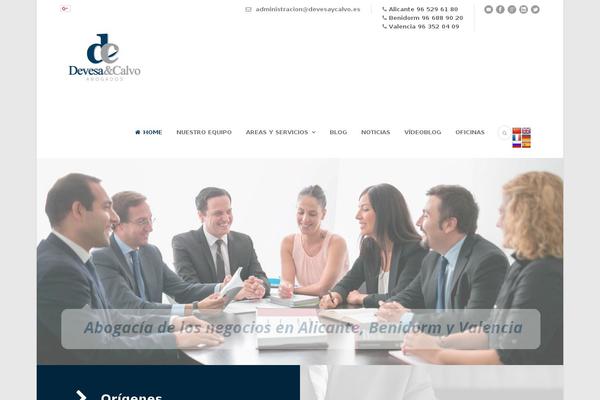 Site using Gdlr-lawyer plugin