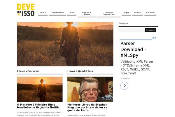 Cream Magazine theme site design template sample