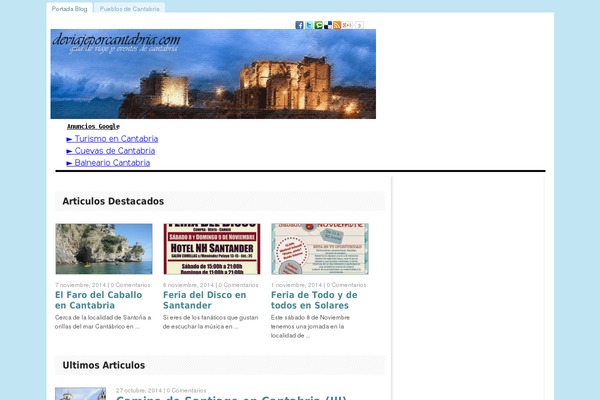 deviajeporcantabria.com site used Delicious Magazine