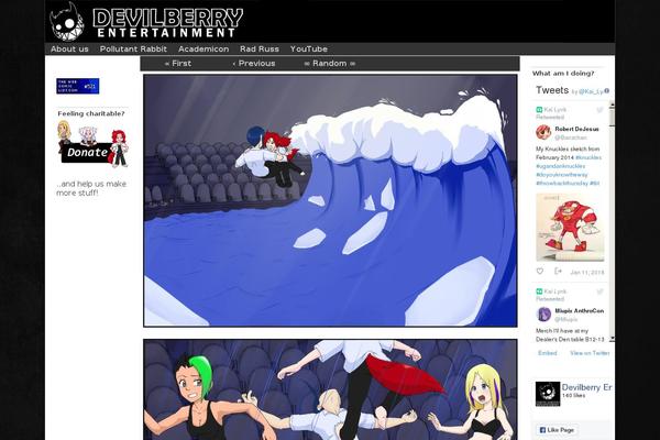 Inkblot theme site design template sample