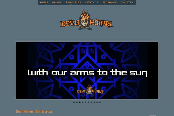 Bones theme site design template sample