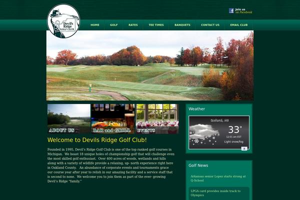 Fore theme site design template sample