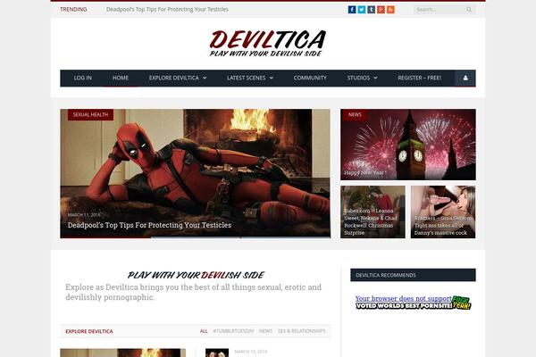 SmartMag theme site design template sample