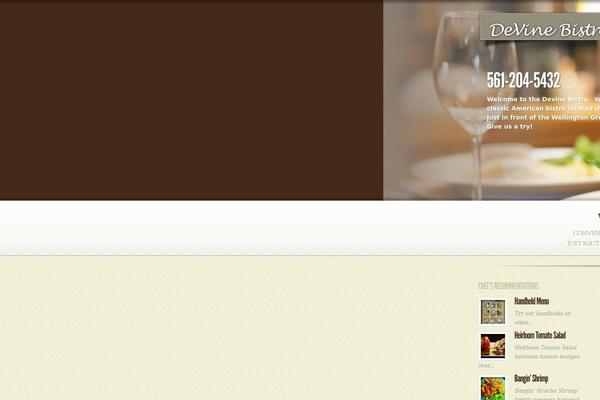 MyCuisine theme site design template sample