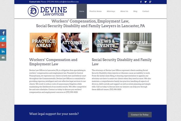 Lawfirm theme site design template sample